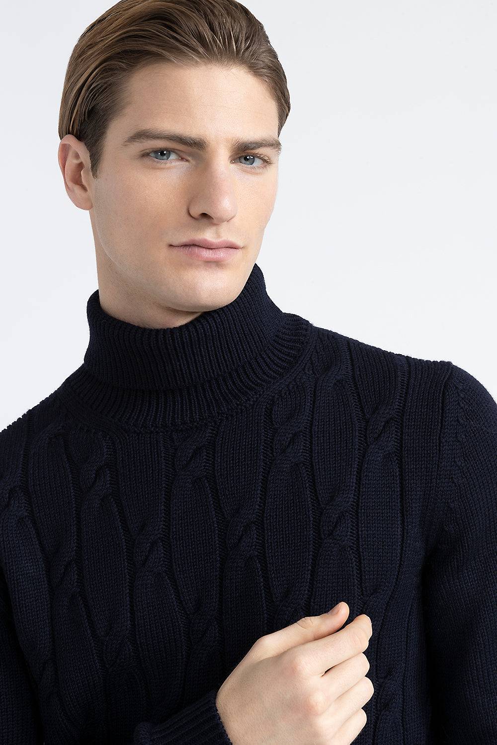 Peserico Maglia collo alto in pura lana merinos extrafine Moda