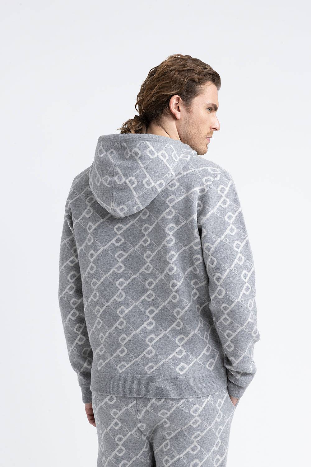 Peserico Felpa con cappuccio in lana merinos extrafine e cashmere Black Friday