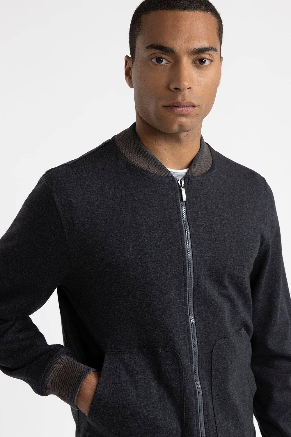 Peserico Felpa bomber in misto cotone Offerta Anniversario