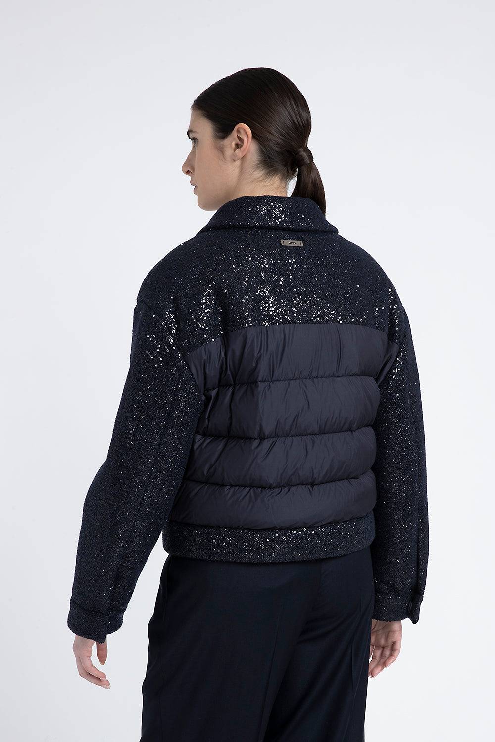 Peserico Piumino in panno lurex con paillettes Offerte stagionali