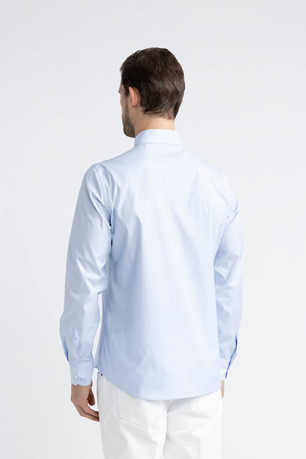Peserico Camicia in popeline di cotone Ritorno libero