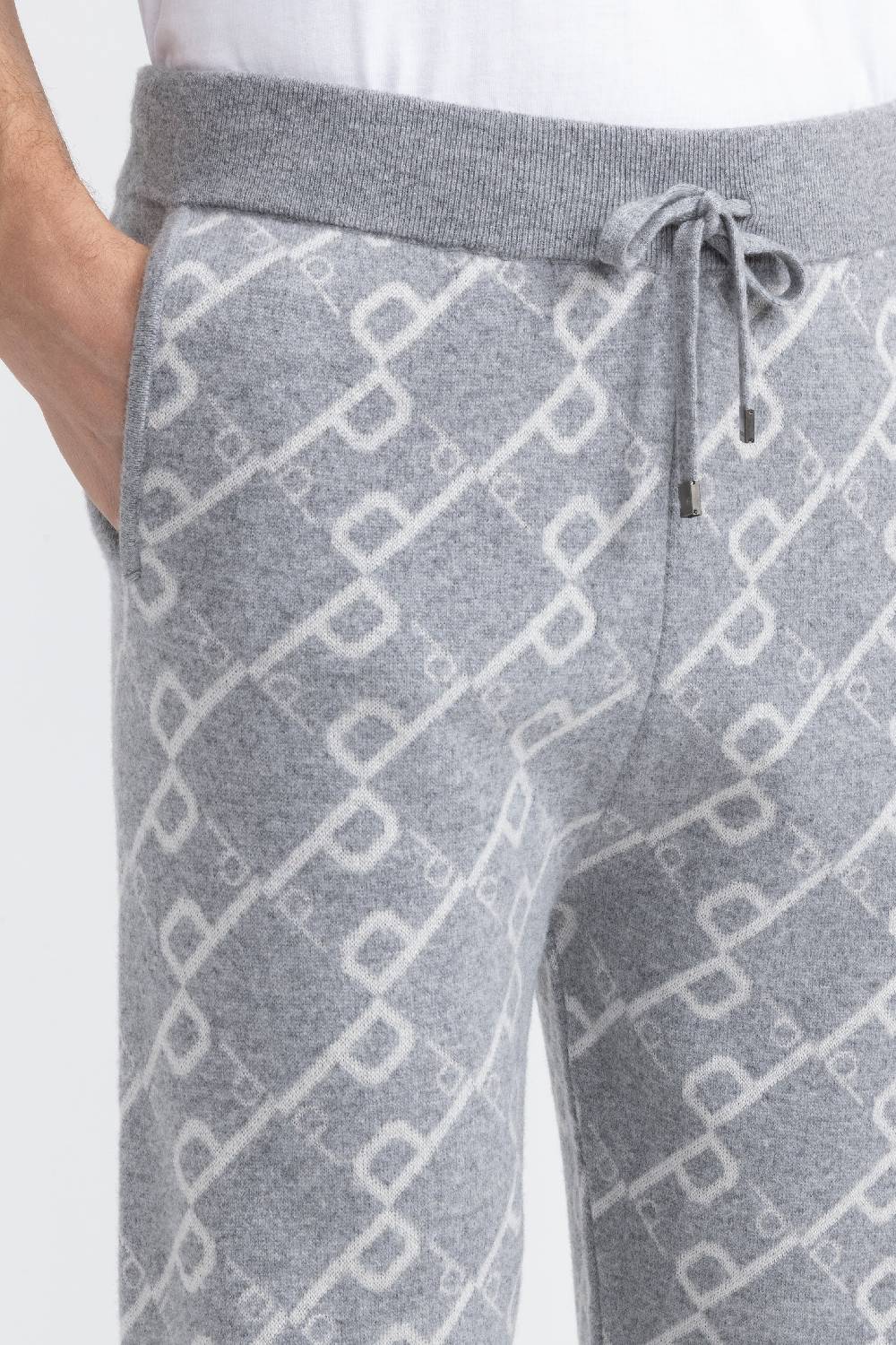 Peserico Pantalone logato in maglia di lana Fino al 60% di sconto