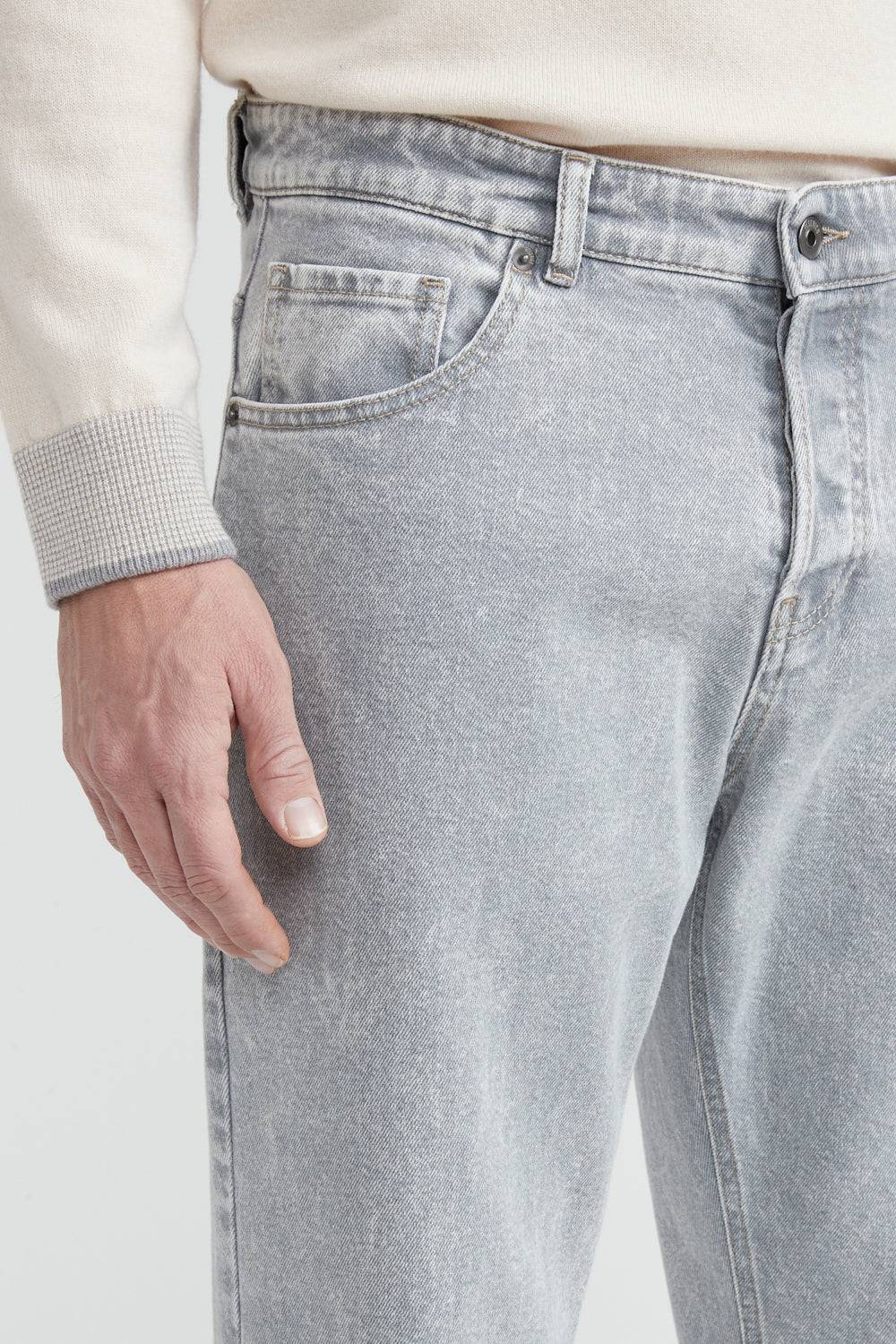 Peserico Pantalone denim in twill di cotone stretch Fino al 65% di sconto