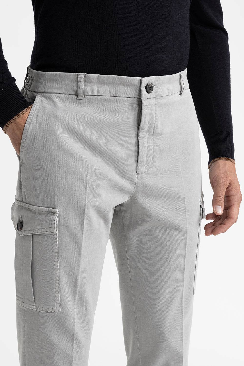 Peserico Pantalone chino tasconato in cotone Fino al 55% di sconto