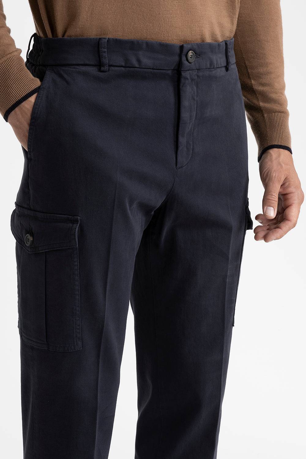 Peserico Pantalone chino tasconato in cotone Discount Store per i nuovi prodotti