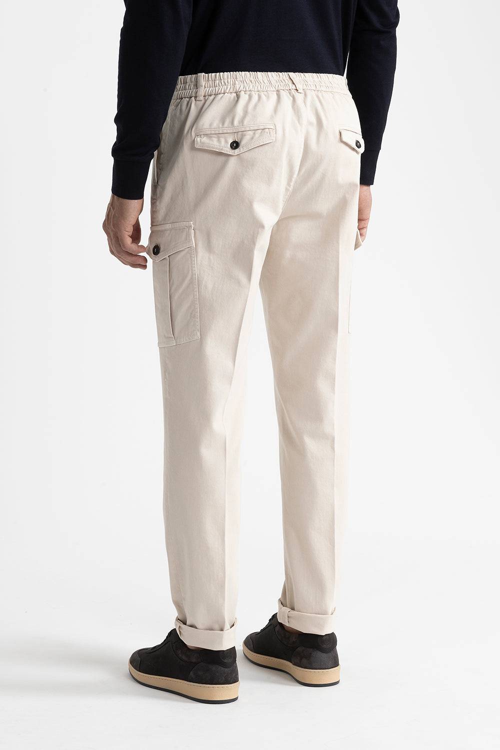 Peserico Pantalone chino tasconato in cotone Solo un giorno rimasto