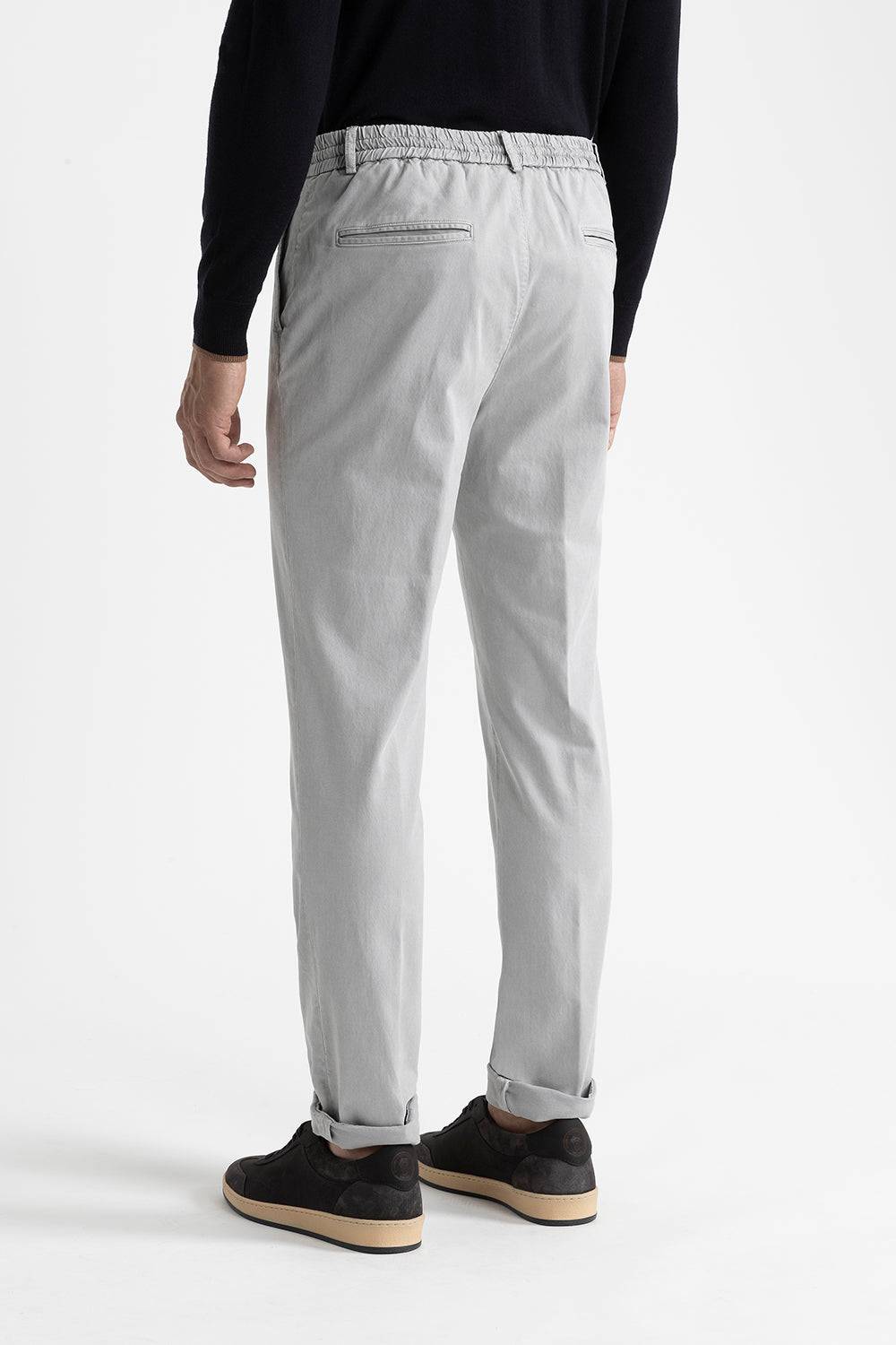 Peserico Pantalone jogger in cotone, seta e tencel 50% di sconto con spedizione gratuita