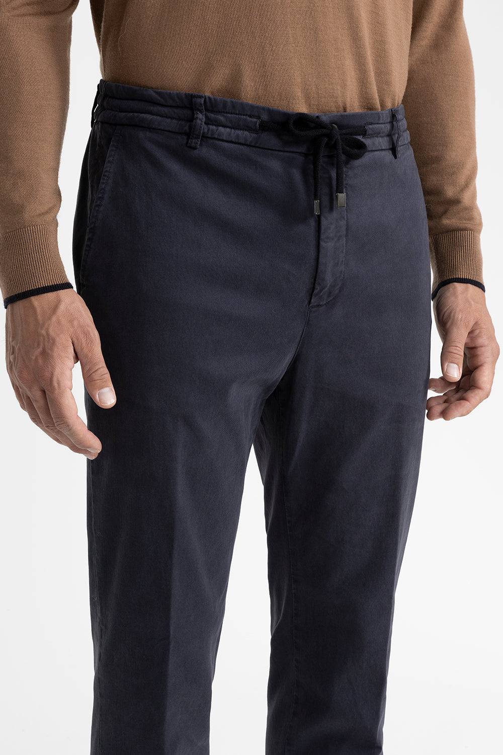 Peserico Pantalone jogger in cotone, seta e tencel Trasporto libero internazionale