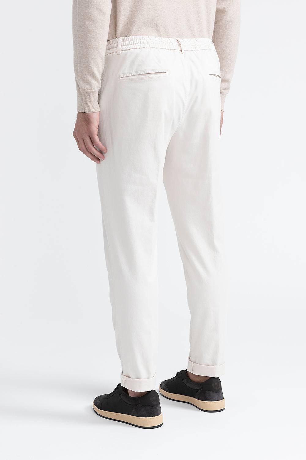Peserico Pantalone jogger in cotone, seta e tencel Officina