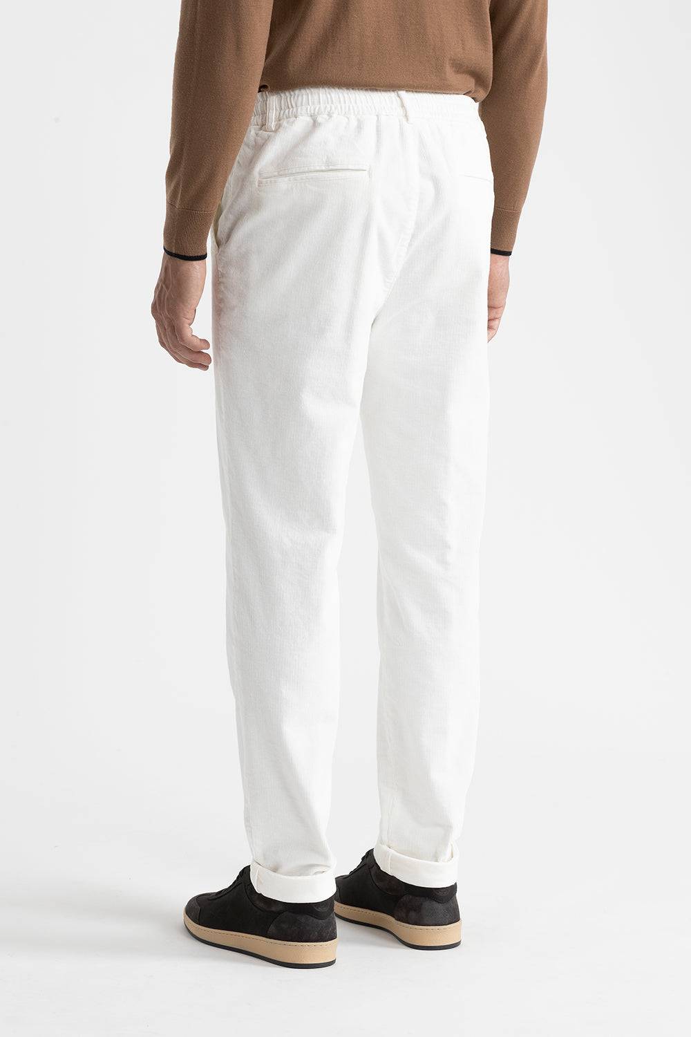 Peserico Pantalone jogger in velluto di cotone Black Friday Prezzi