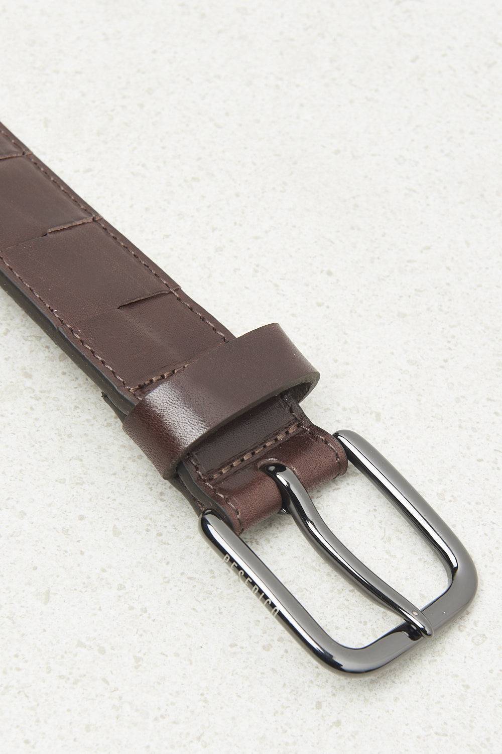 Peserico Cintura in vera pelle intrecciata Nuovo