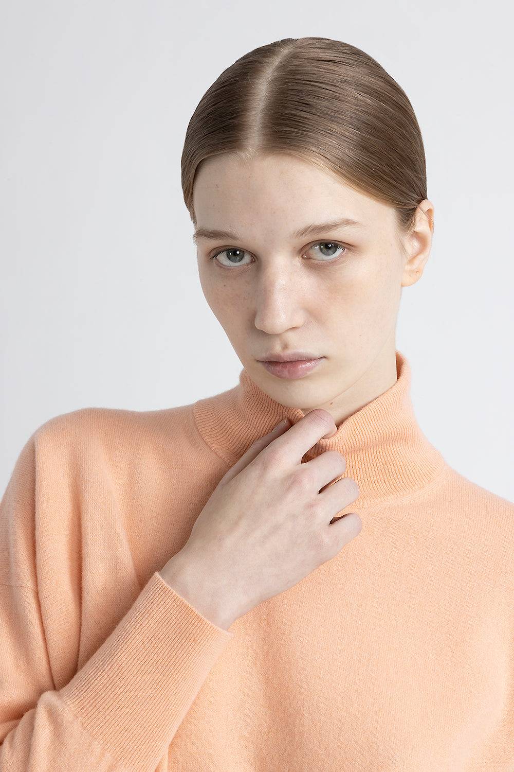 Peserico Maglia collo alto in lana e cashmere Novità