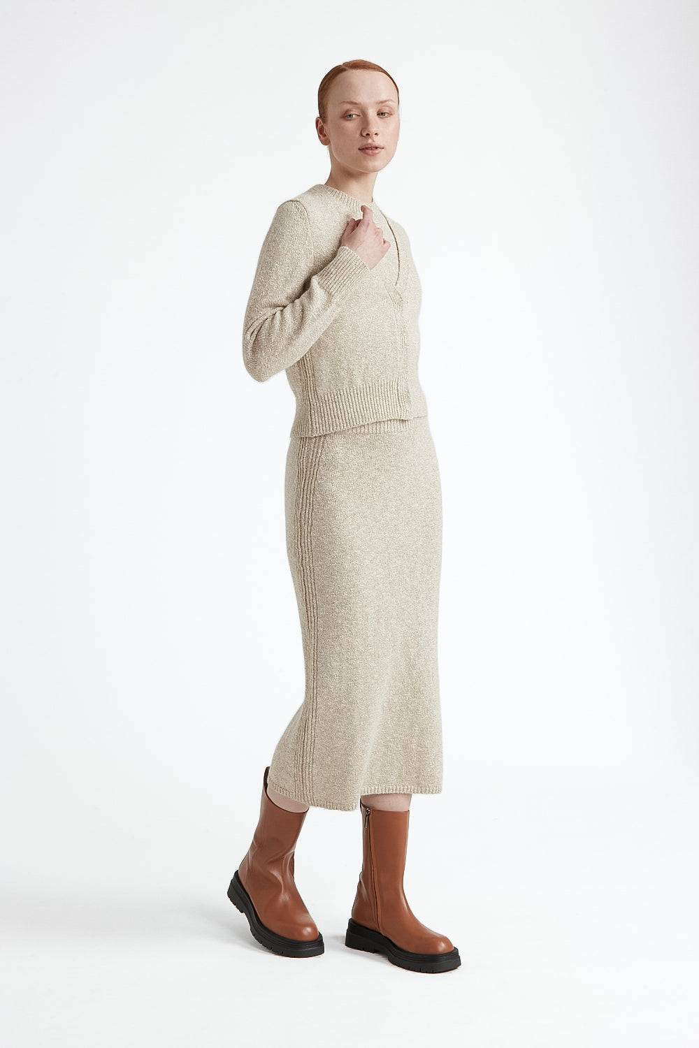 Peserico Cardigan in cotone e lana d'alpaca con lurex Outlet