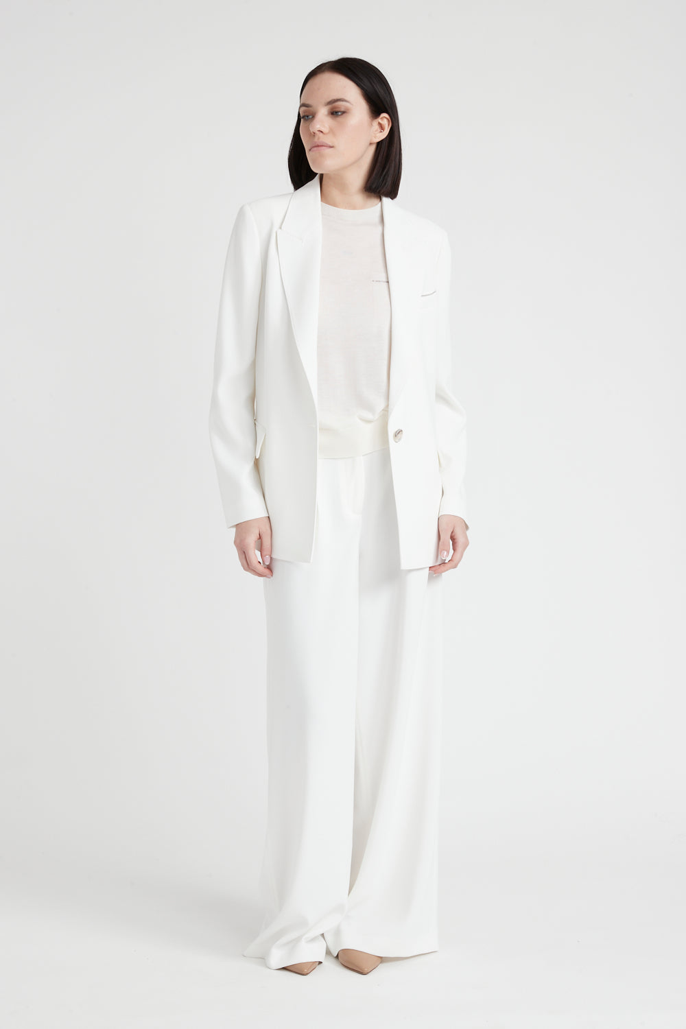 Peserico Blazer monopetto in fluido cady crepe Hotsell