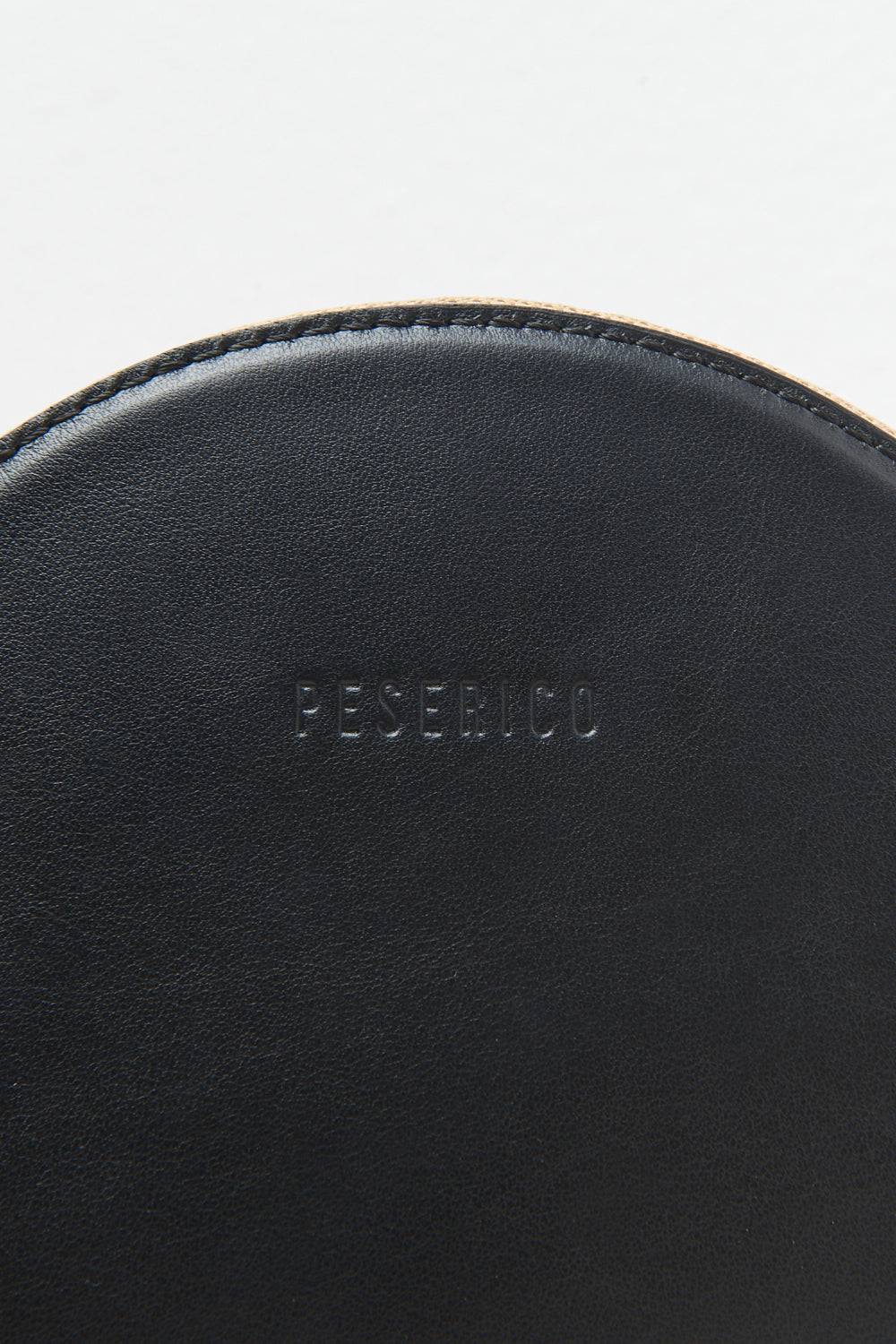 Peserico Borsa rotonda in vera pelle con polsiera e tracolla Super Saving Price