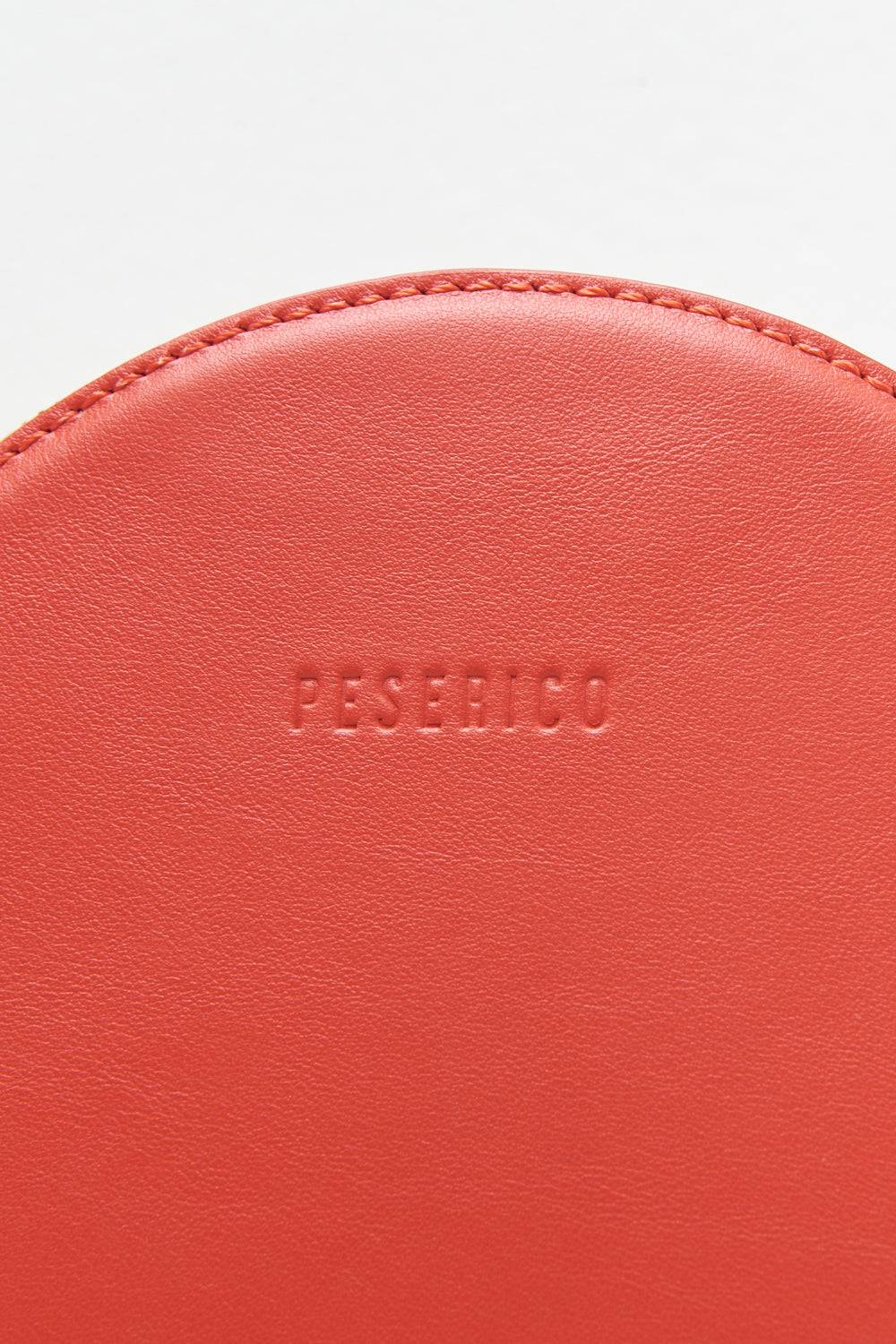 Peserico Borsa rotonda in vera pelle con polsiera e tracolla Offerta settimanale