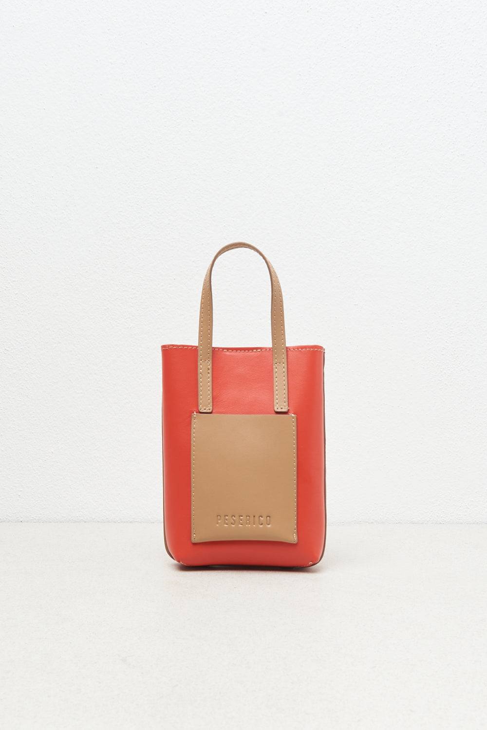 Peserico Borsa micro portacellulare in vera pelle Rilascio limitato