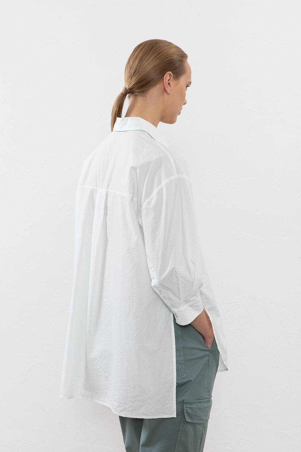 Peserico Camicia in popeline di cotone clean unito Fino Al -60%