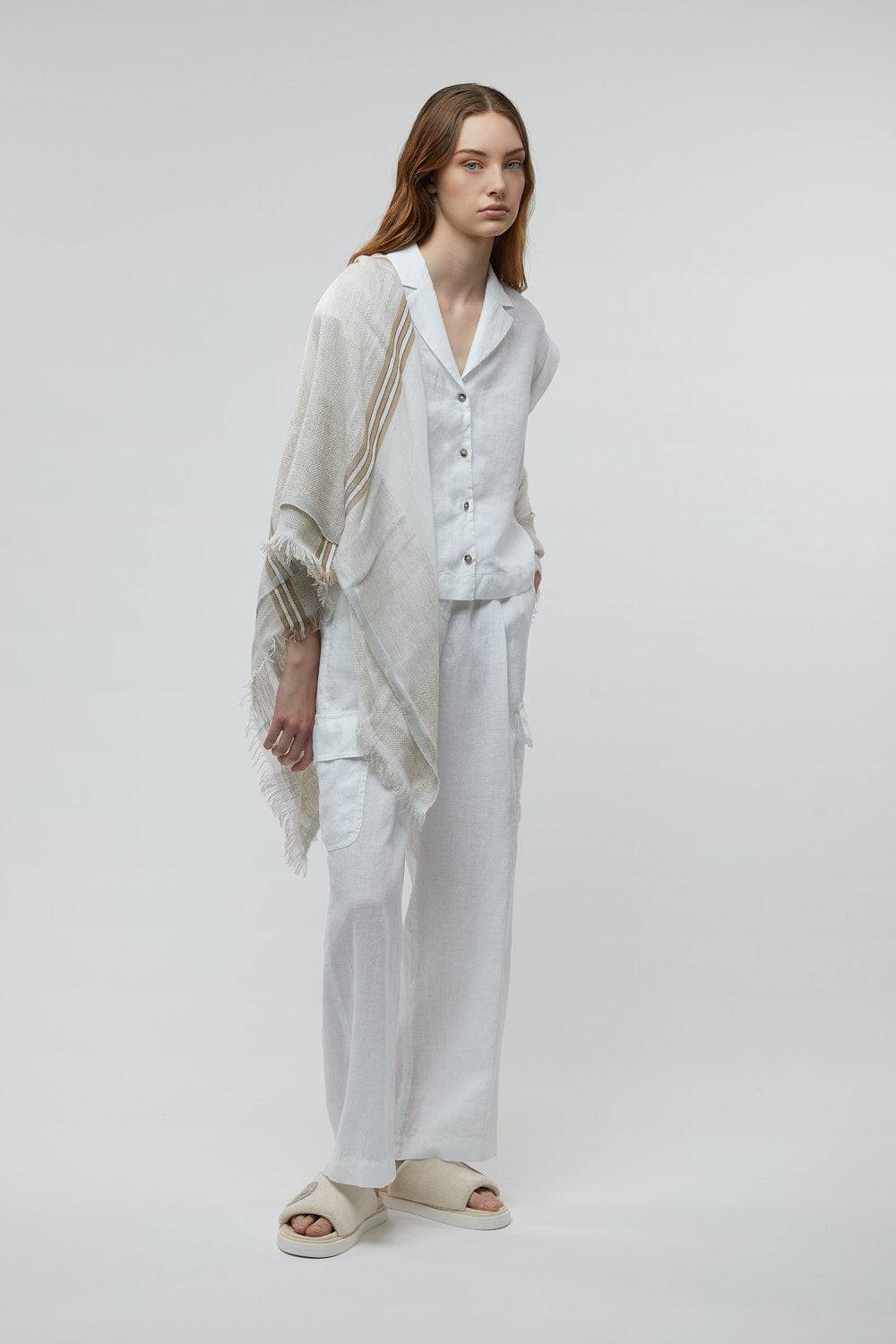 Peserico Camicia in tela di puro lino Shopping Online