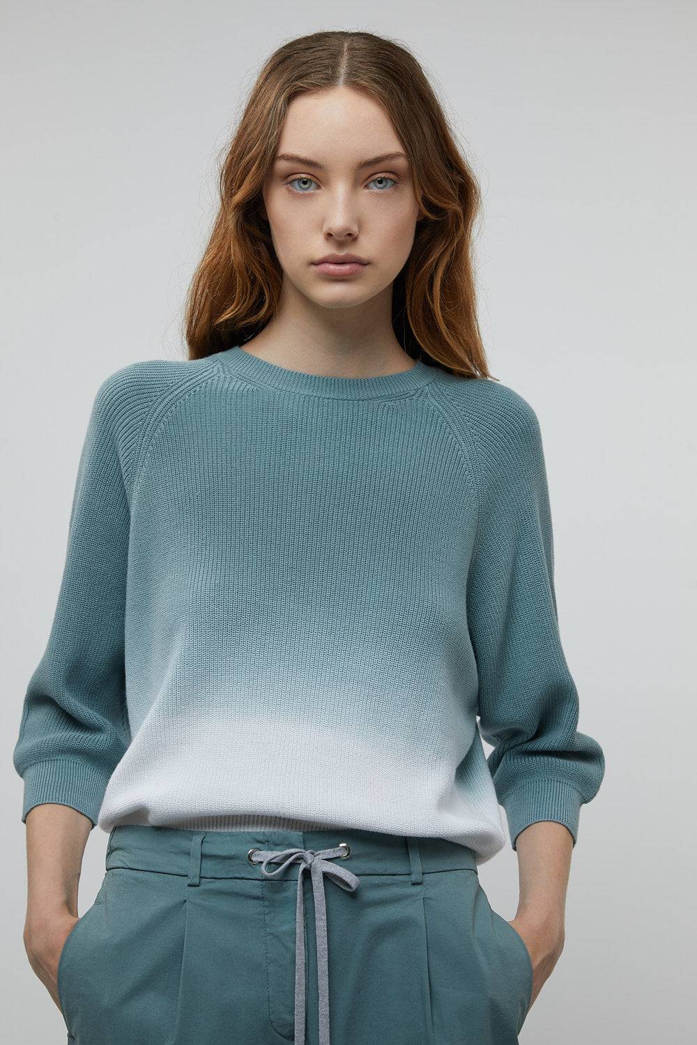 Peserico Maglia in filato di puro cotone Presa