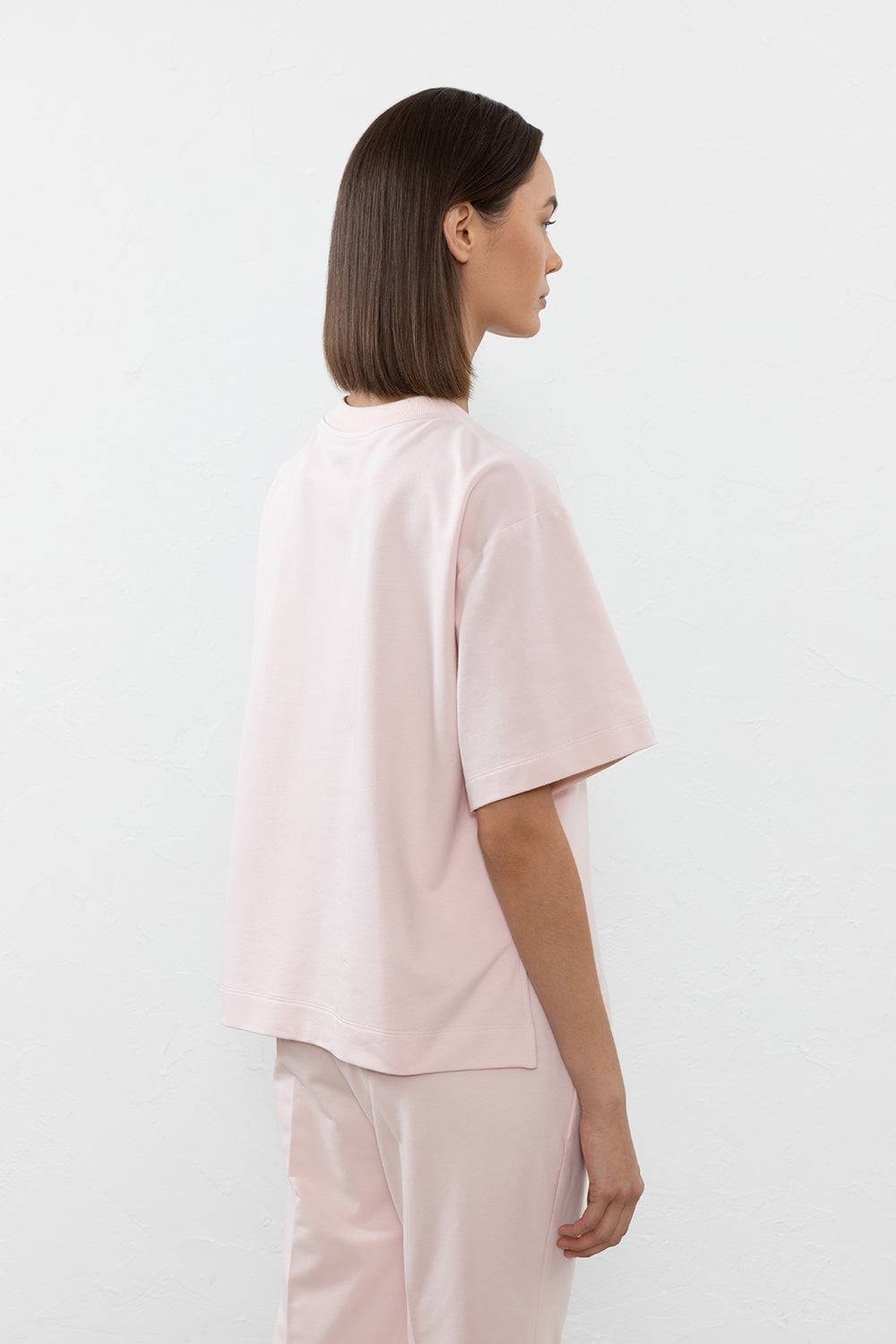 Peserico T-shirt in felpa leggera di cotone Sconto di tempo limitato
