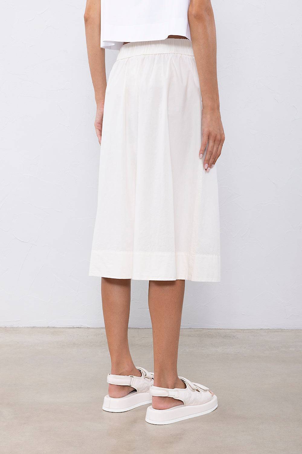 Peserico Gonna in popeline di cotone Flash Sale