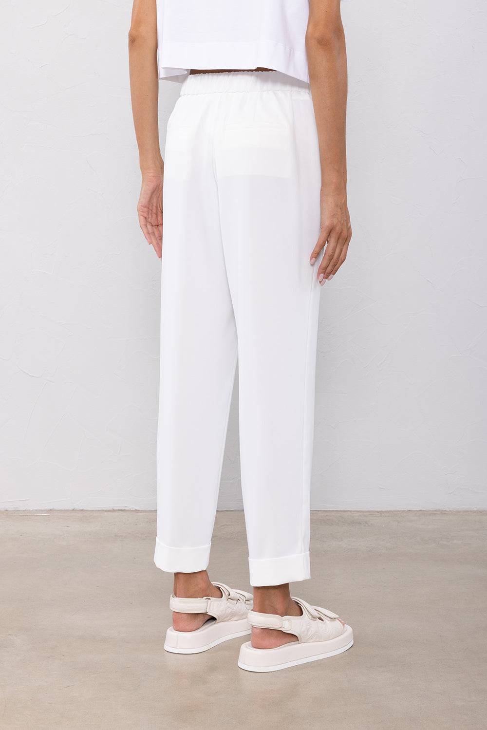 Peserico Pantalone in cady crepe tecnico Offerta esclusiva