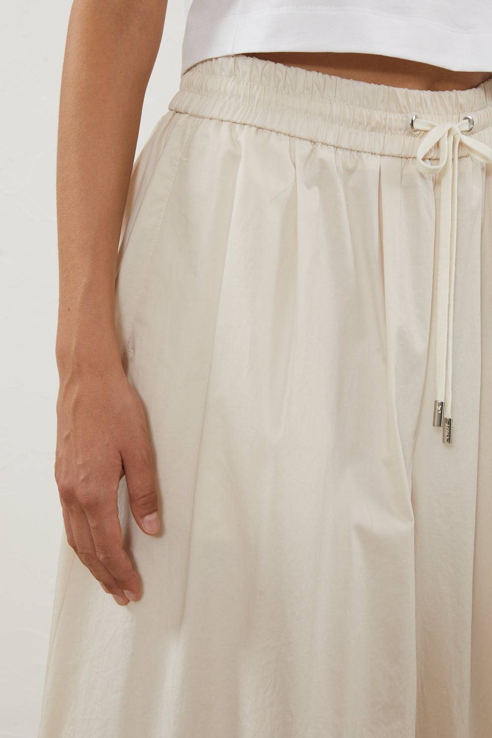 Peserico Pantalone in raso leggero di cotone Vendite stagionali