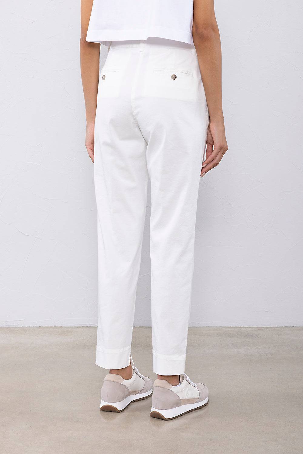Peserico Pantalone in gabardine leggera di cotone Offerta natalizia