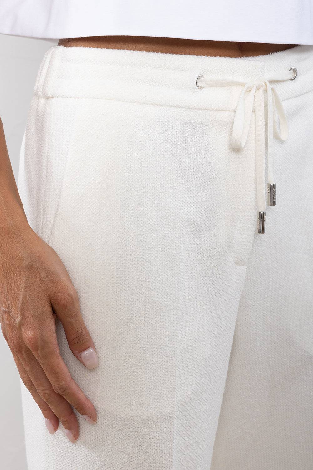 Peserico Pantalone in felpa rovescia di misto lino cotone Offerta Anniversario