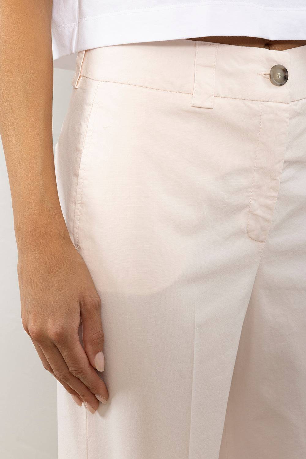 Peserico Pantalone dritto alla caviglia con risvolto Latest fashion