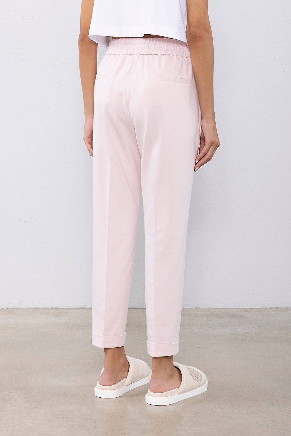 Peserico Pantalone in felpa leggera di cotone Online Outlet
