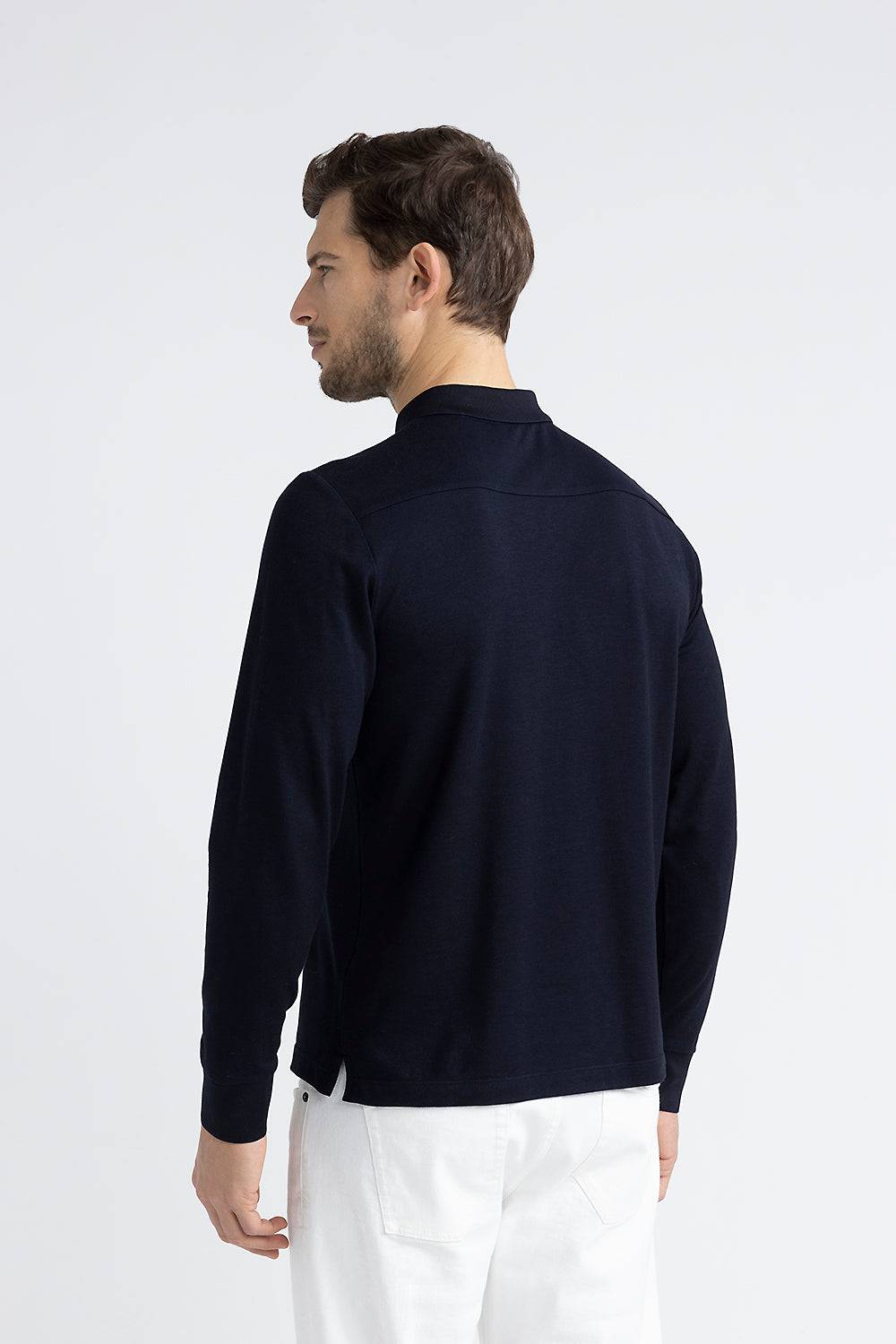 Peserico Polo in piquet di soffice cotone e tencel Latest stili