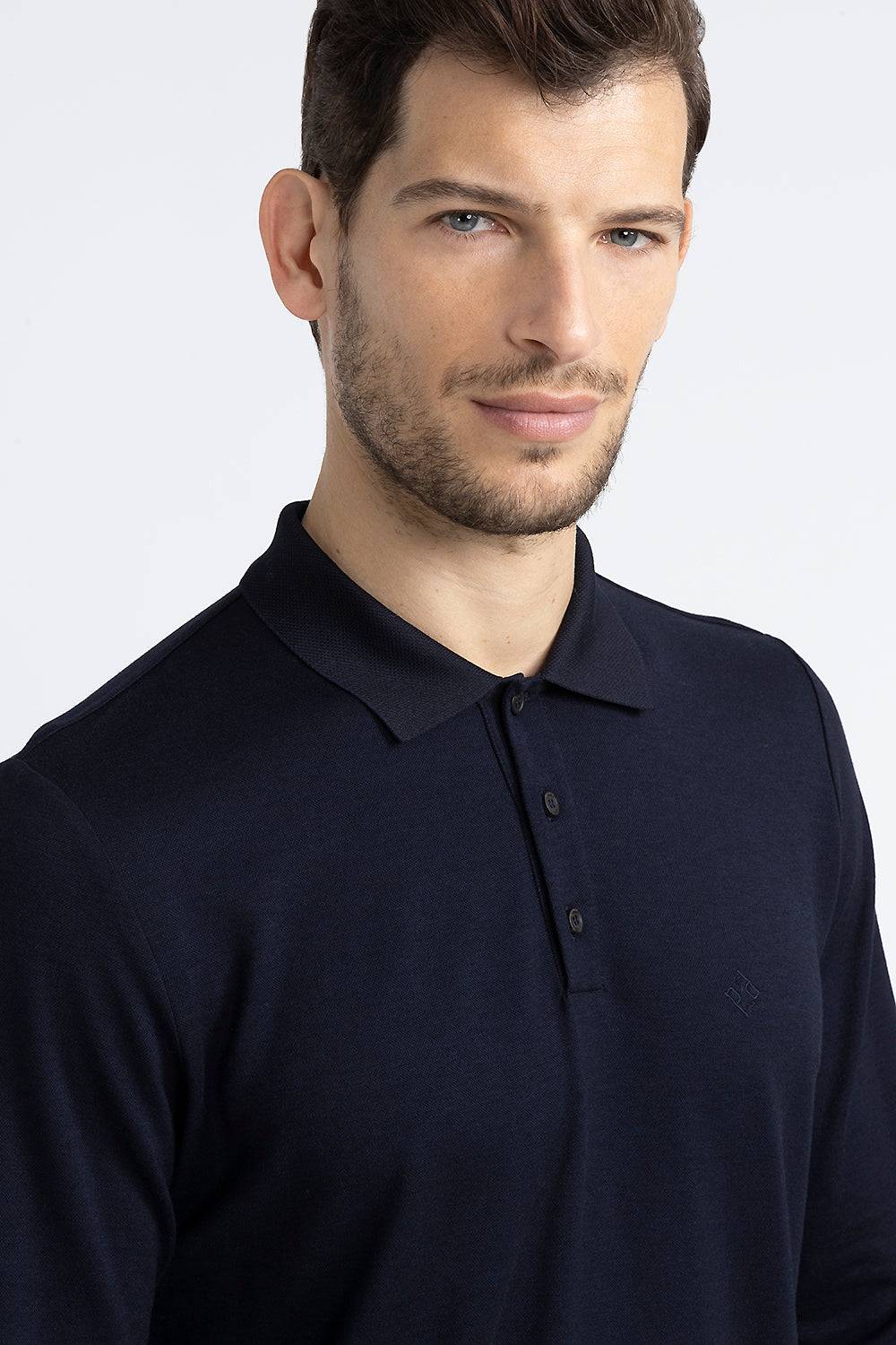 Peserico Polo in piquet di soffice cotone e tencel Latest stili
