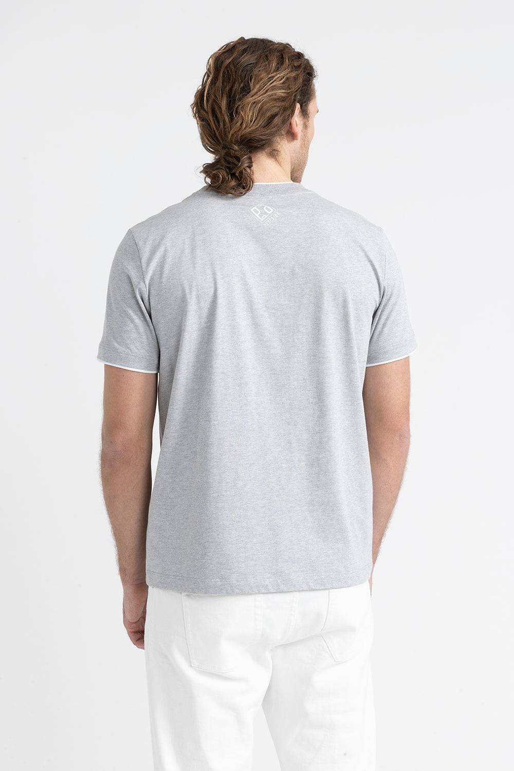 Peserico T-shirt in morbido jersey di puro cotone Ultimo giorno