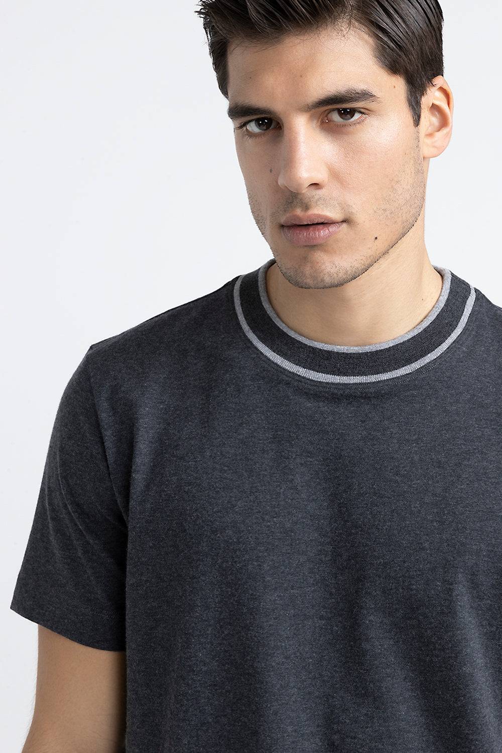 Peserico T-shirt in jersey di cotone e cashmere Fino al 60% di sconto
