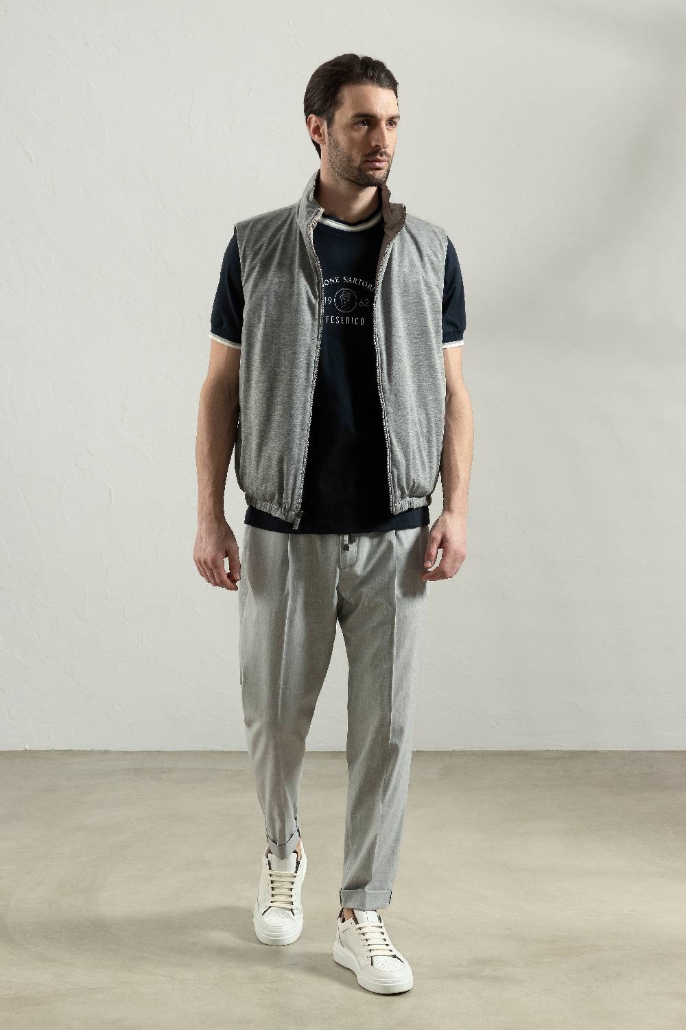 Peserico Pantalone jogger in tela tecnica di viscosa stretch Offerta speciale della fabbrica