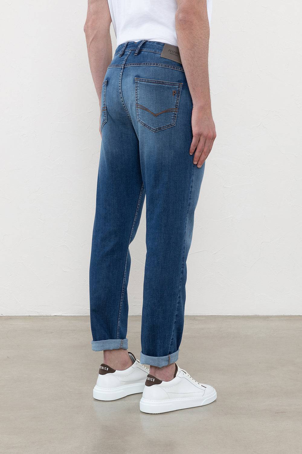 Peserico Pantalone in leggero denim di cotone Super sconto