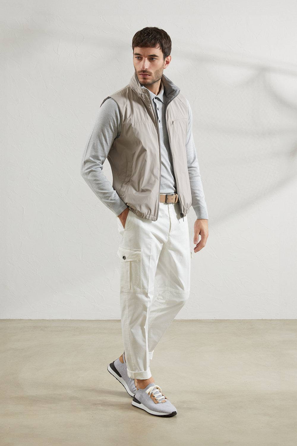 Peserico Pantalone chino in gabardina di cotone Trasporto libero internazionale