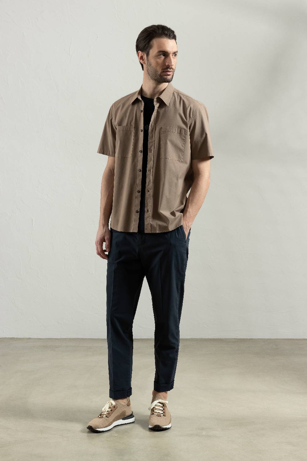 Peserico Pantalone jogger in leggera tela di cotone lyocell Limitato a 3 giorni