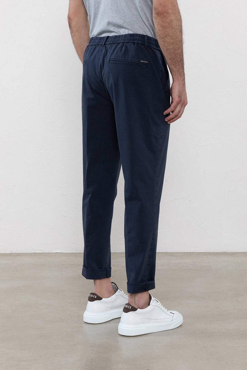 Peserico Pantalone jogger in leggera tela di cotone lyocell Limitato a 3 giorni