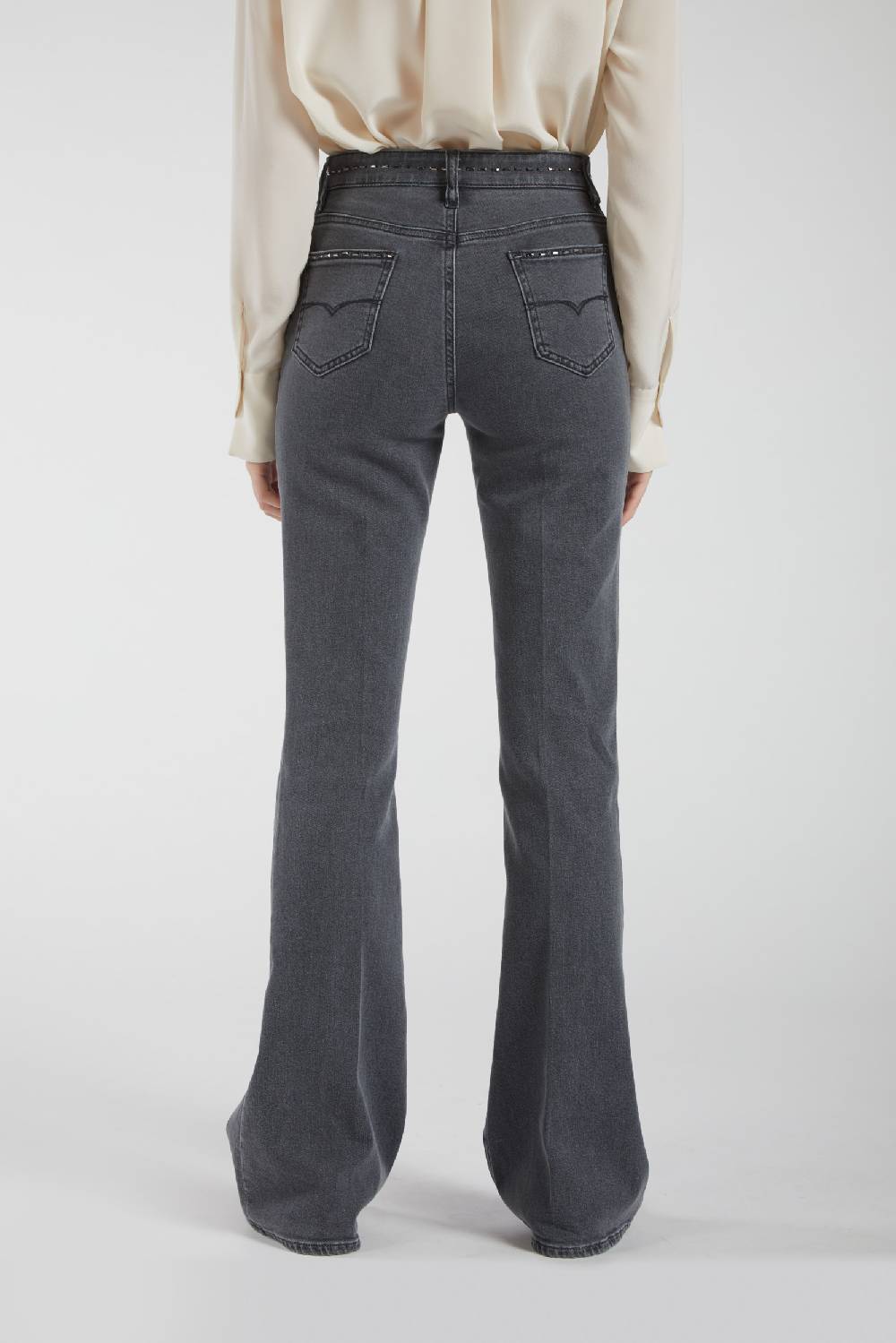Piazza Sempione JENNIFER Pantalone 5 tasche bootcut in denim Sconto
