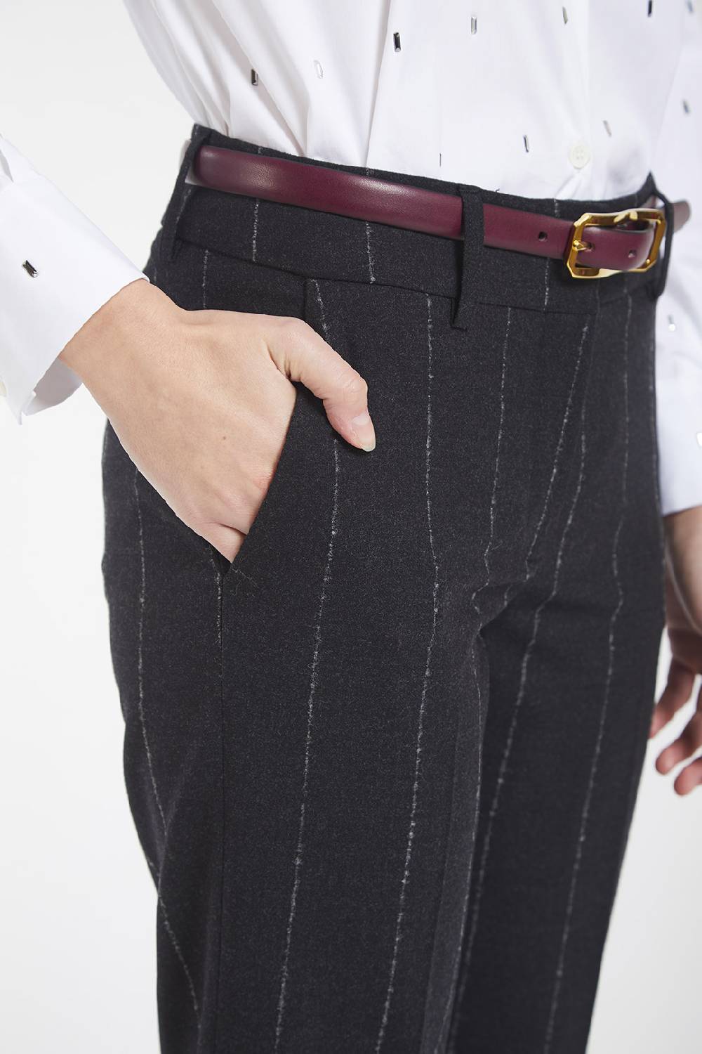 Piazza Sempione KIM Pantalone gessato In Vendita