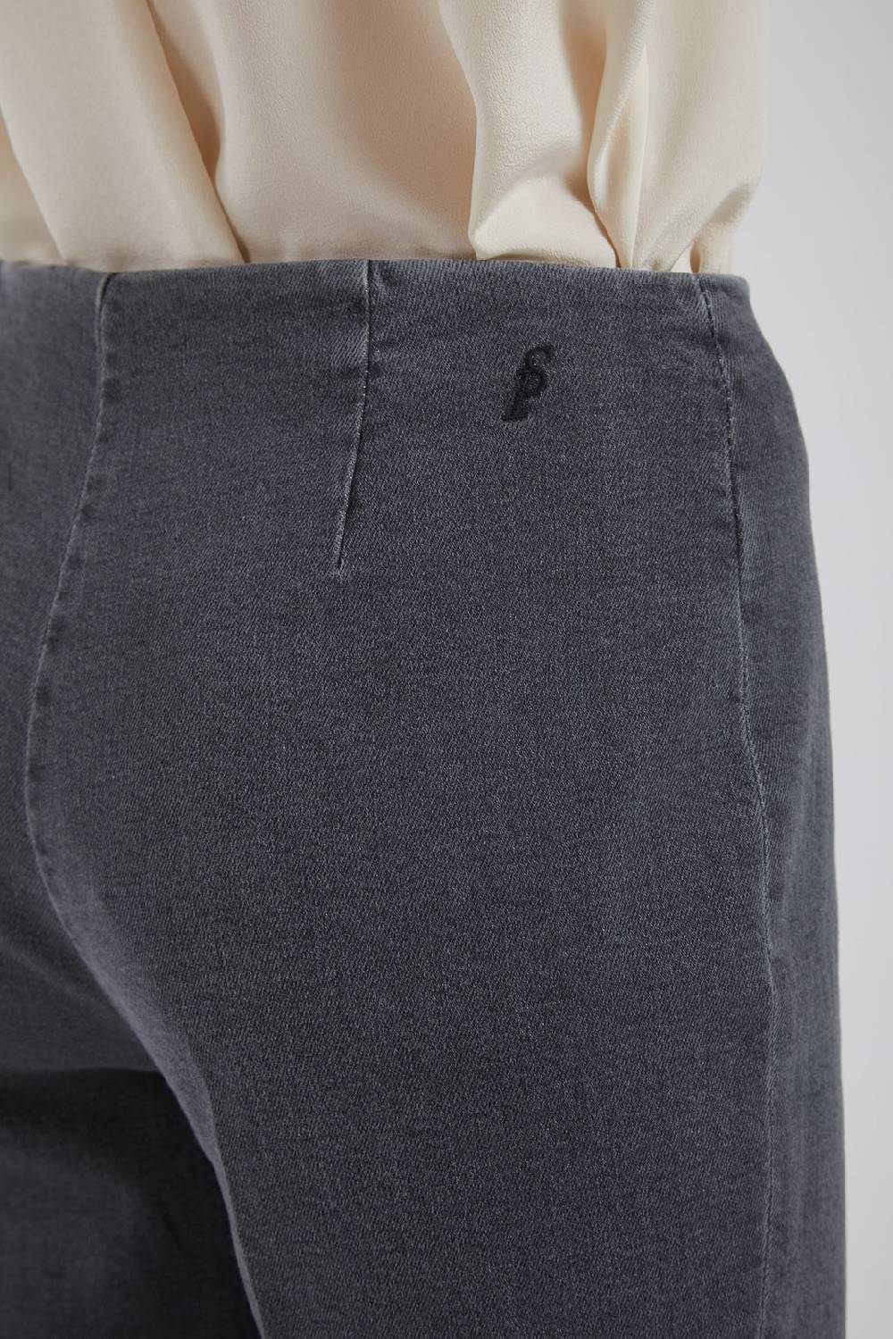 Piazza Sempione AUDREY Pantalone in denim nero Offerte
