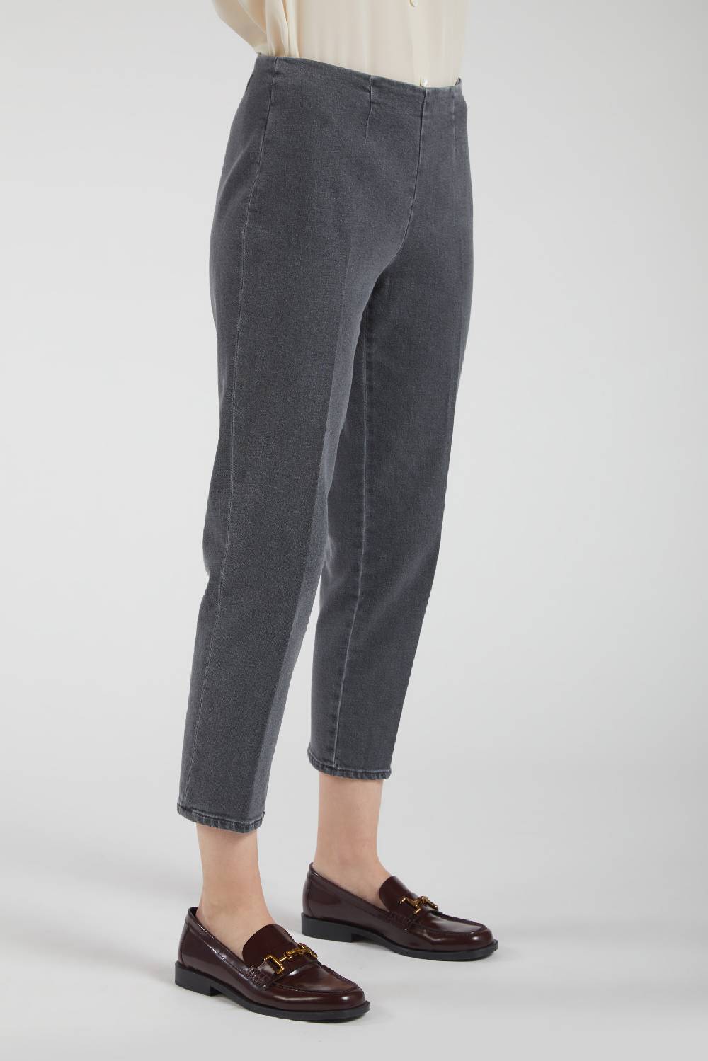 Piazza Sempione AUDREY Pantalone in denim nero Offerte