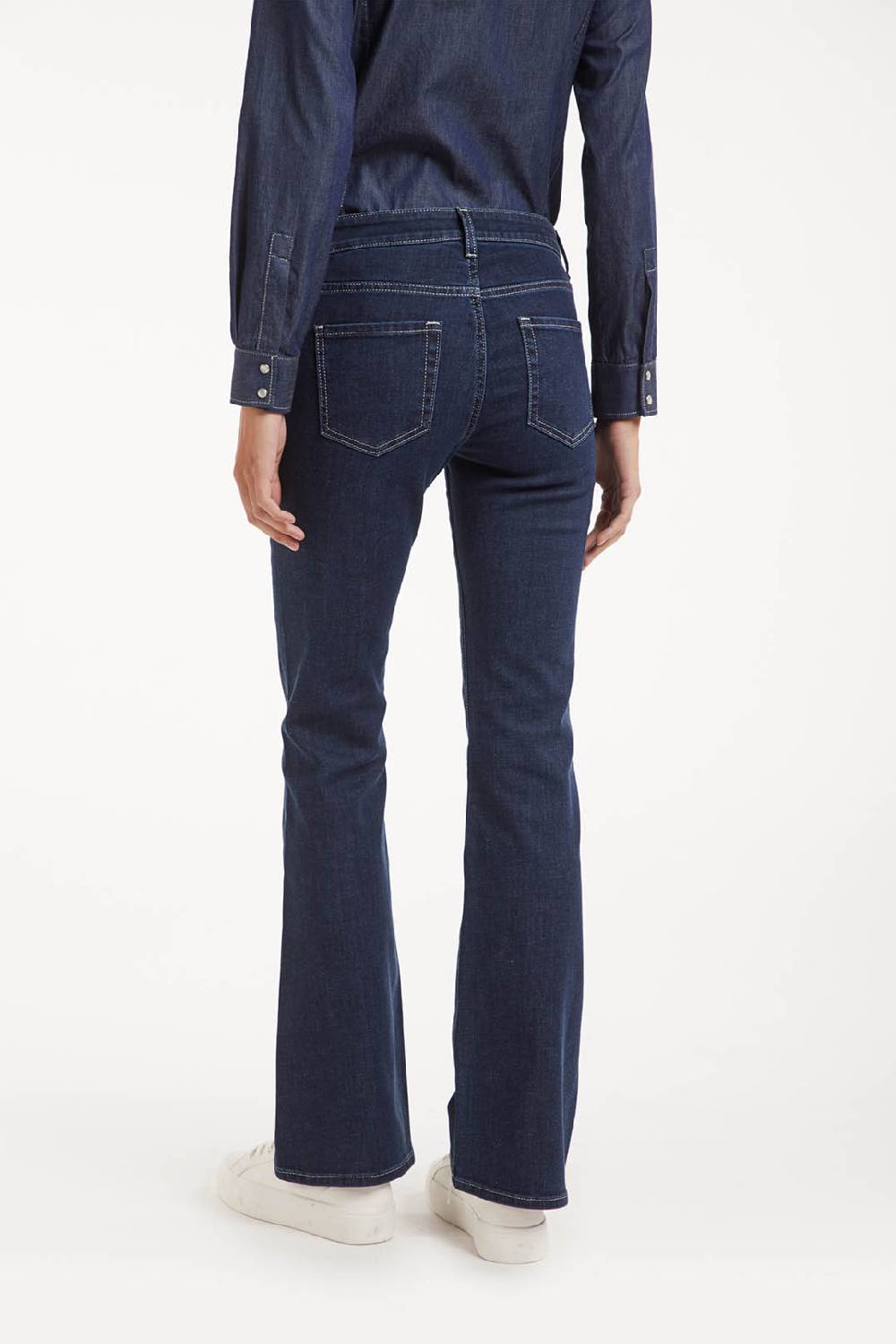 Piazza Sempione JENNIFER Pantalone in denim blu elasticizzato In Saldo