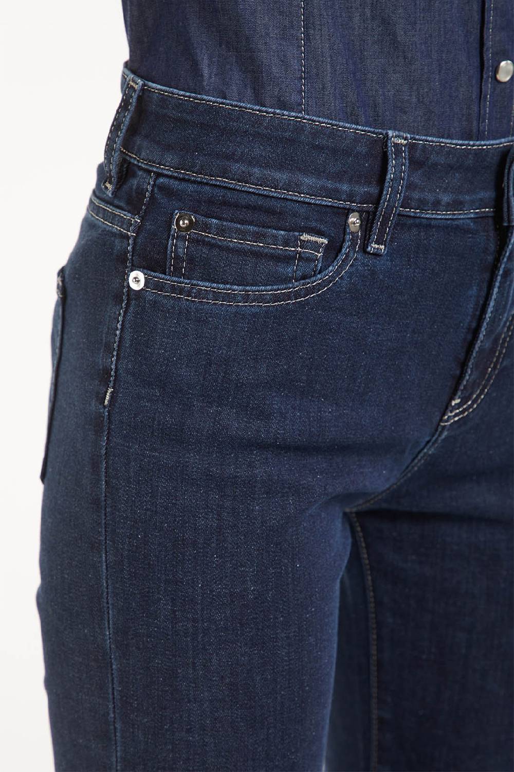 Piazza Sempione JENNIFER Pantalone in denim blu elasticizzato In Saldo