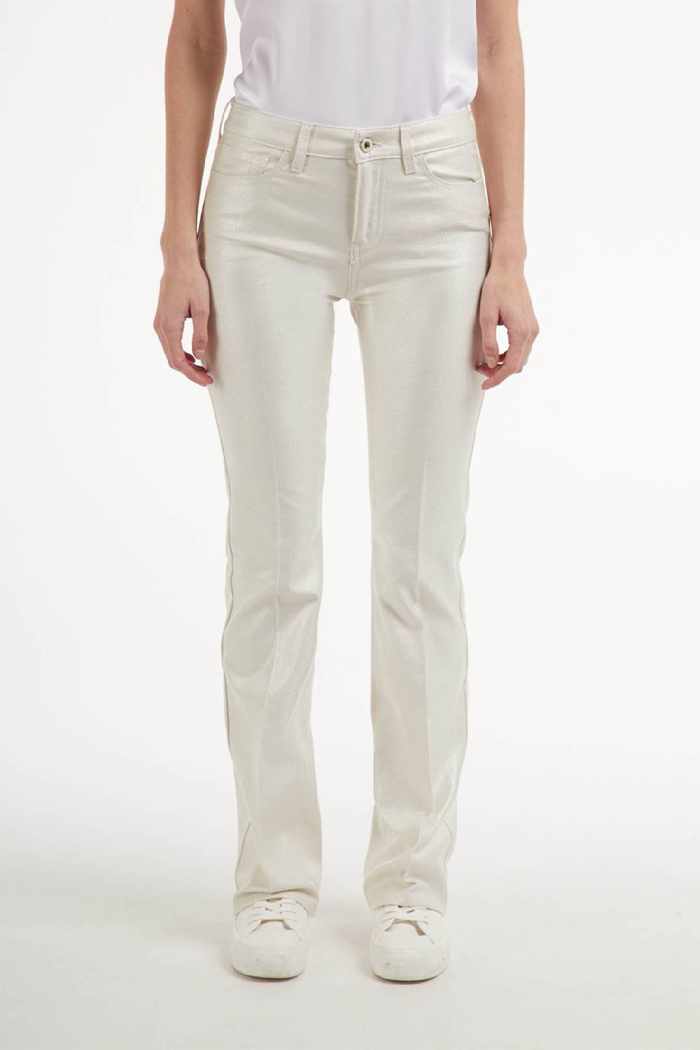 Piazza Sempione JENNIFER Pantalone bootcut effetto acqua Nuova