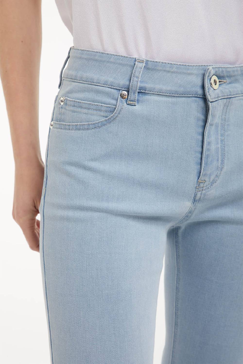 Piazza Sempione OLIVIA Pantalone in denim blu elasticizzato Moda
