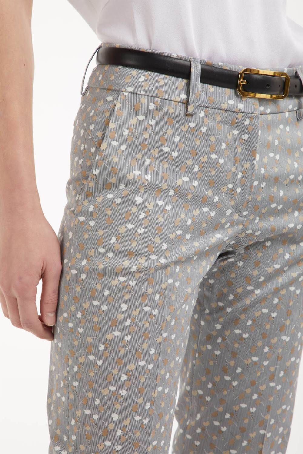 Piazza Sempione KIM Pantalone stampato con microfantasia Italia